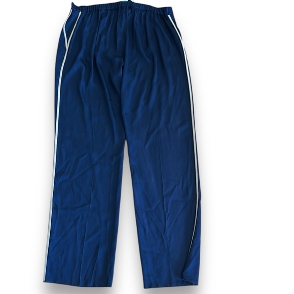 Marina Rinaldi Luxury Wide Leg Designer pants NWT NEW navy blue sz 20 - Picture 10 of 10